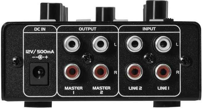 Omnitronic GNOME-202P Mini-Mixer schwarz – Bild 4