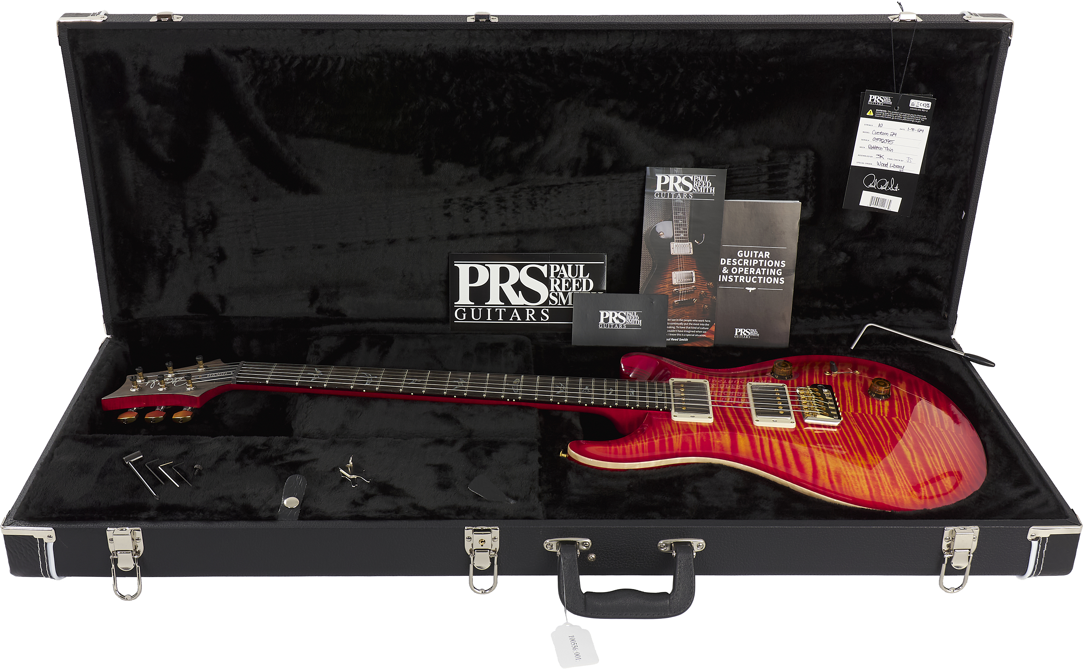 PRS Custom 24 Wood Library German Edition Run #2 Blood Orange