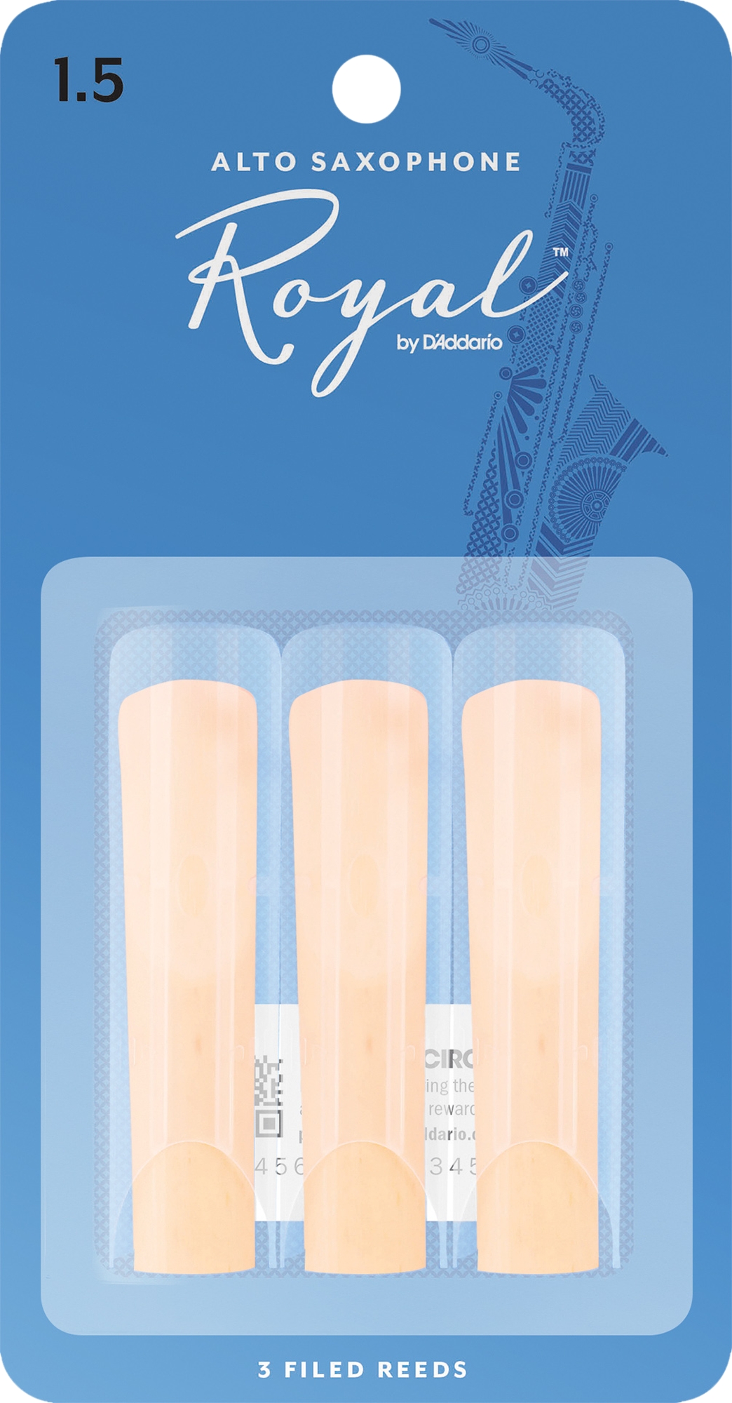 D´Addario Royal Alt-Saxophon 1.5  3er Box