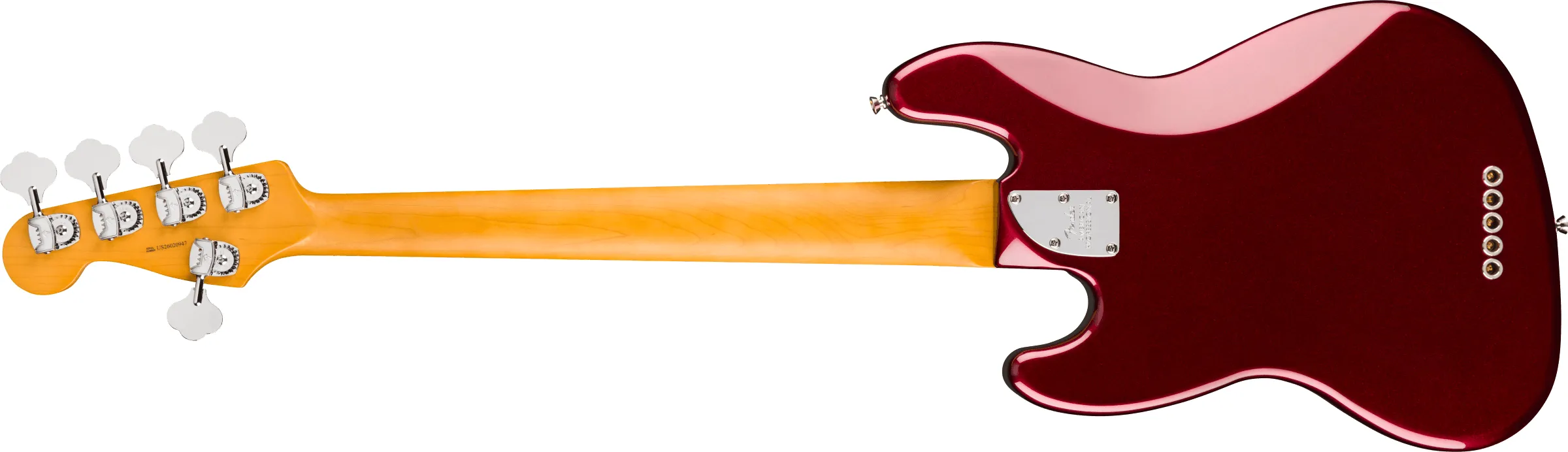 Fender American Professional Jazz Bass V Oxblood/MN – Bild 2
