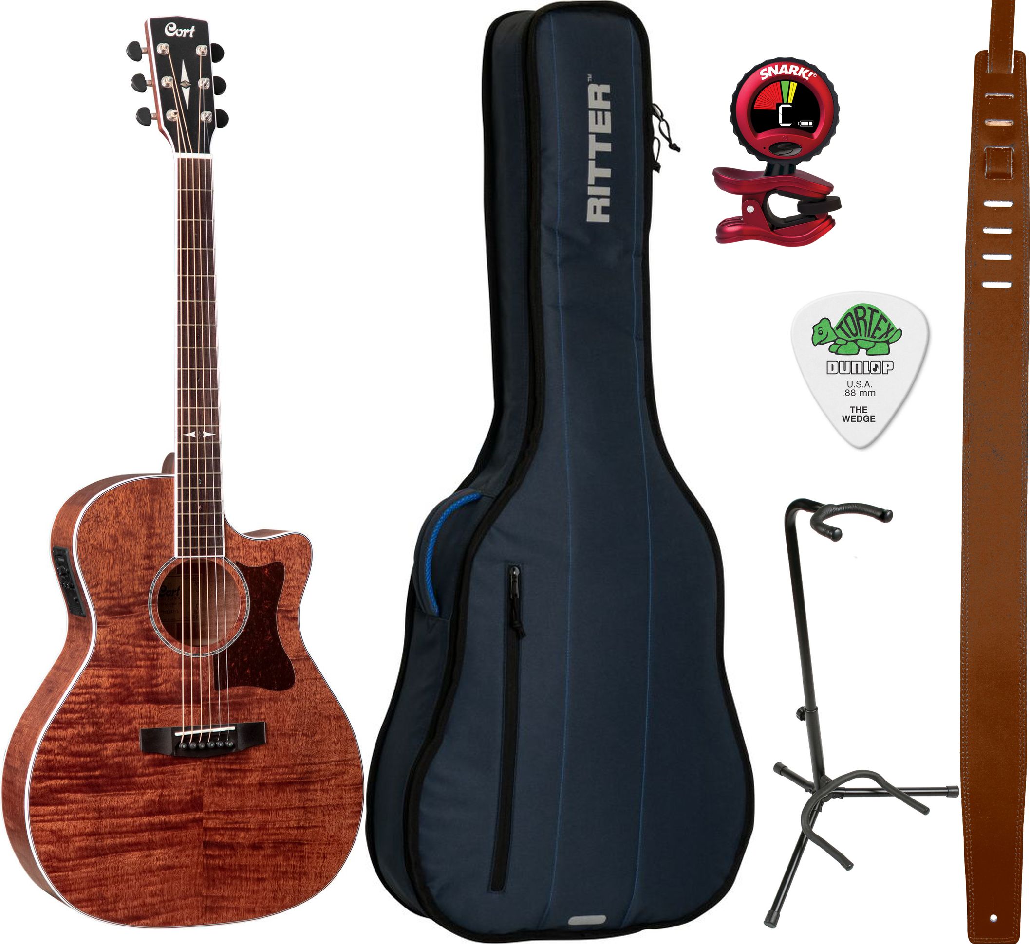 Cort GA5F-FMH Mahagoni Open Pore Set