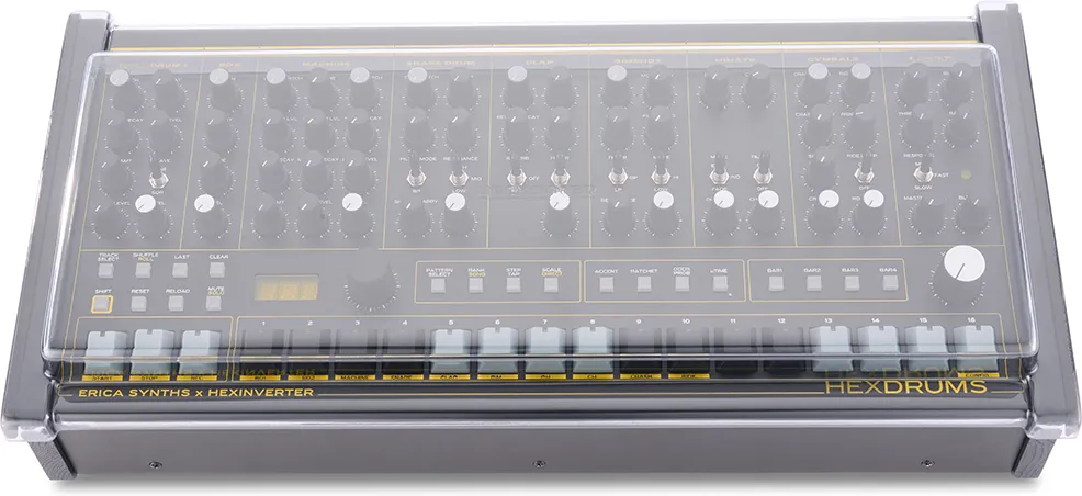 Decksaver Erica Synths Hexdrums (Soft-Fit) Staubschutzabdeckung – Bild 2