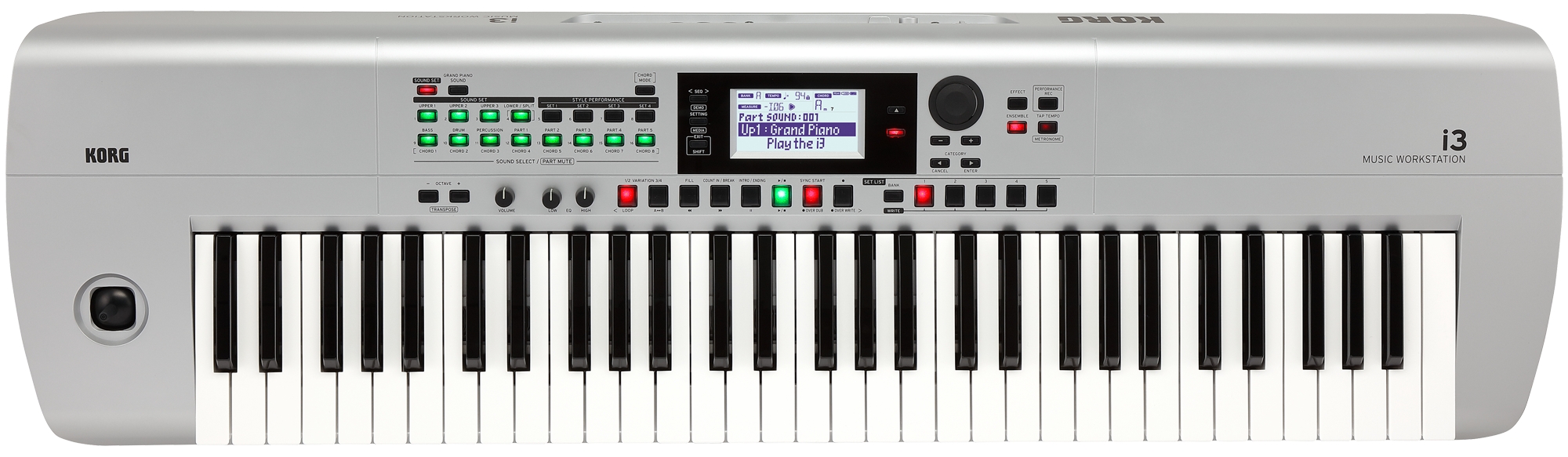 Korg i3 Music Workstation silber – Bild 2