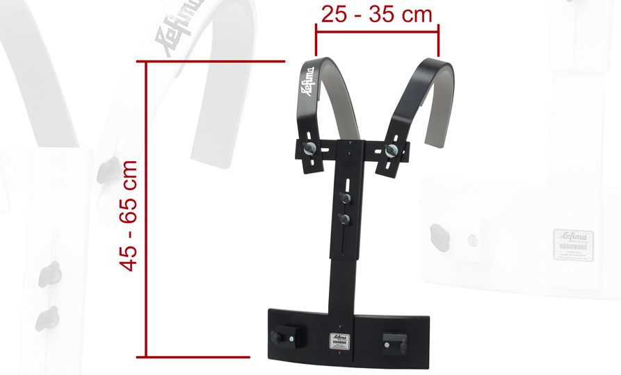 Lefima ZH-CAR-PLUG-BDW Plug&Play Carrying Rack Black/White – Bild 2