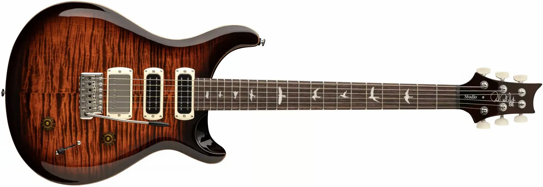 PRS SE Studio Orange Tiger Smokeburst