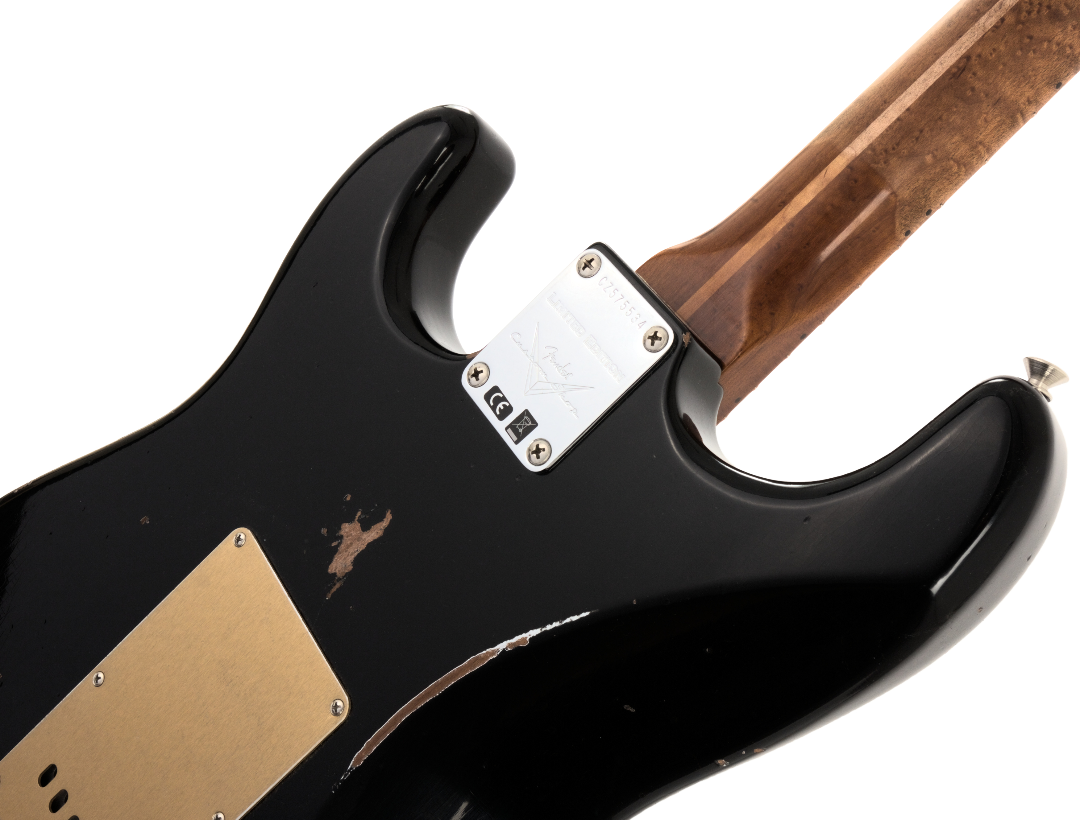 Fender Custom Shop 1956 Stratocaster Relic/CC-HW Aged Black Limited Edition – Bild 4