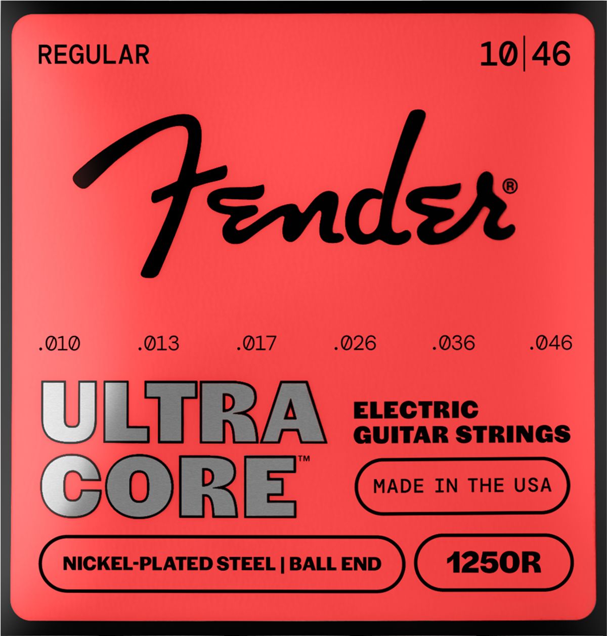 Fender Ultracore 1250R E-Guitar Strings Nickel Plated Steel 010-046