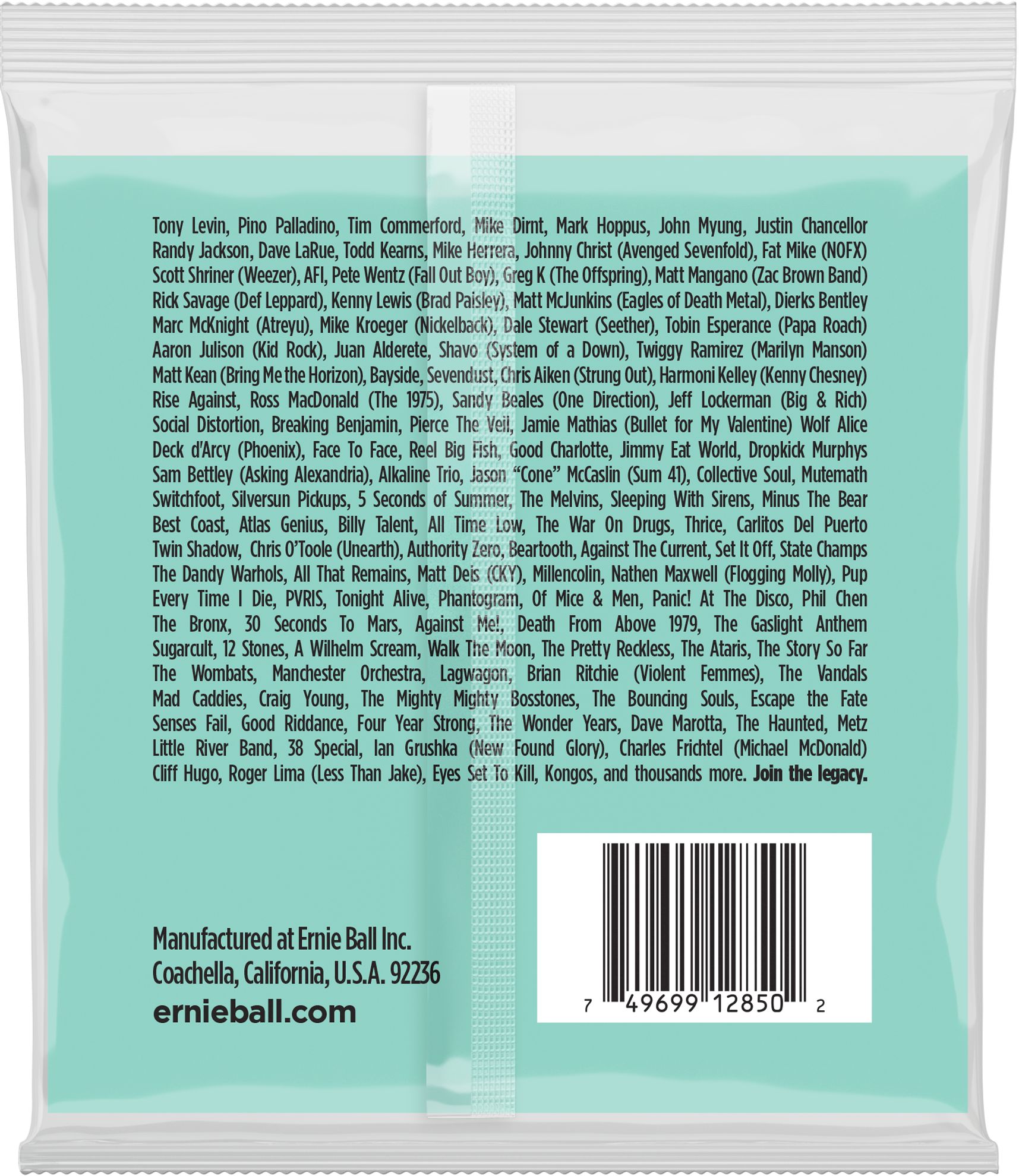 Ernie Ball Bass Nickel Super Long Scale Slinky 5-String 45-130