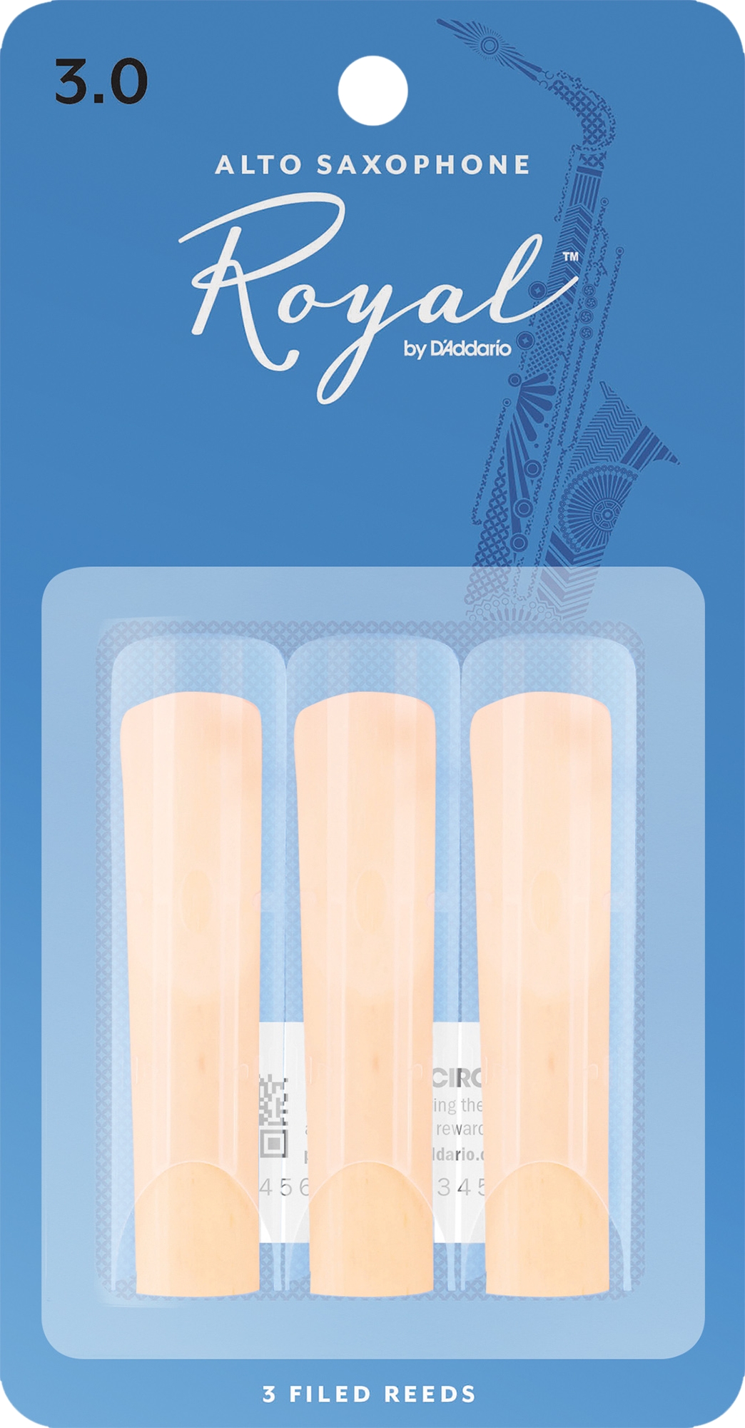 D´Addario Royal Alt-Saxophon 3 3er Box