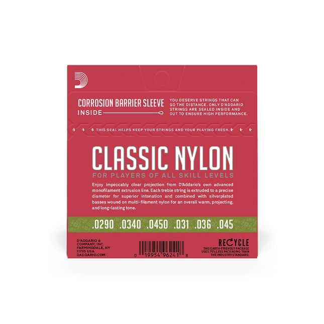 D Addario EJ 27 Classic Nylon 1/2 Guitar – Bild 2