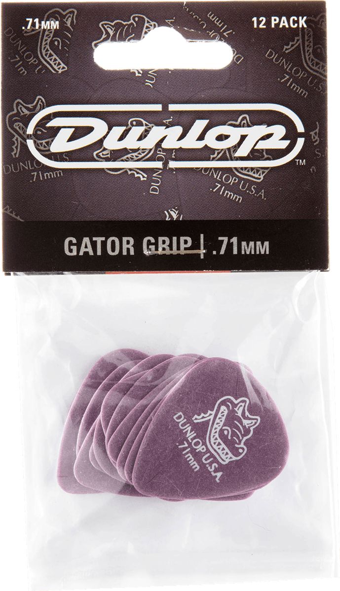 Dunlop Gator picks 0,71mm light purple 417P71 pack of 12