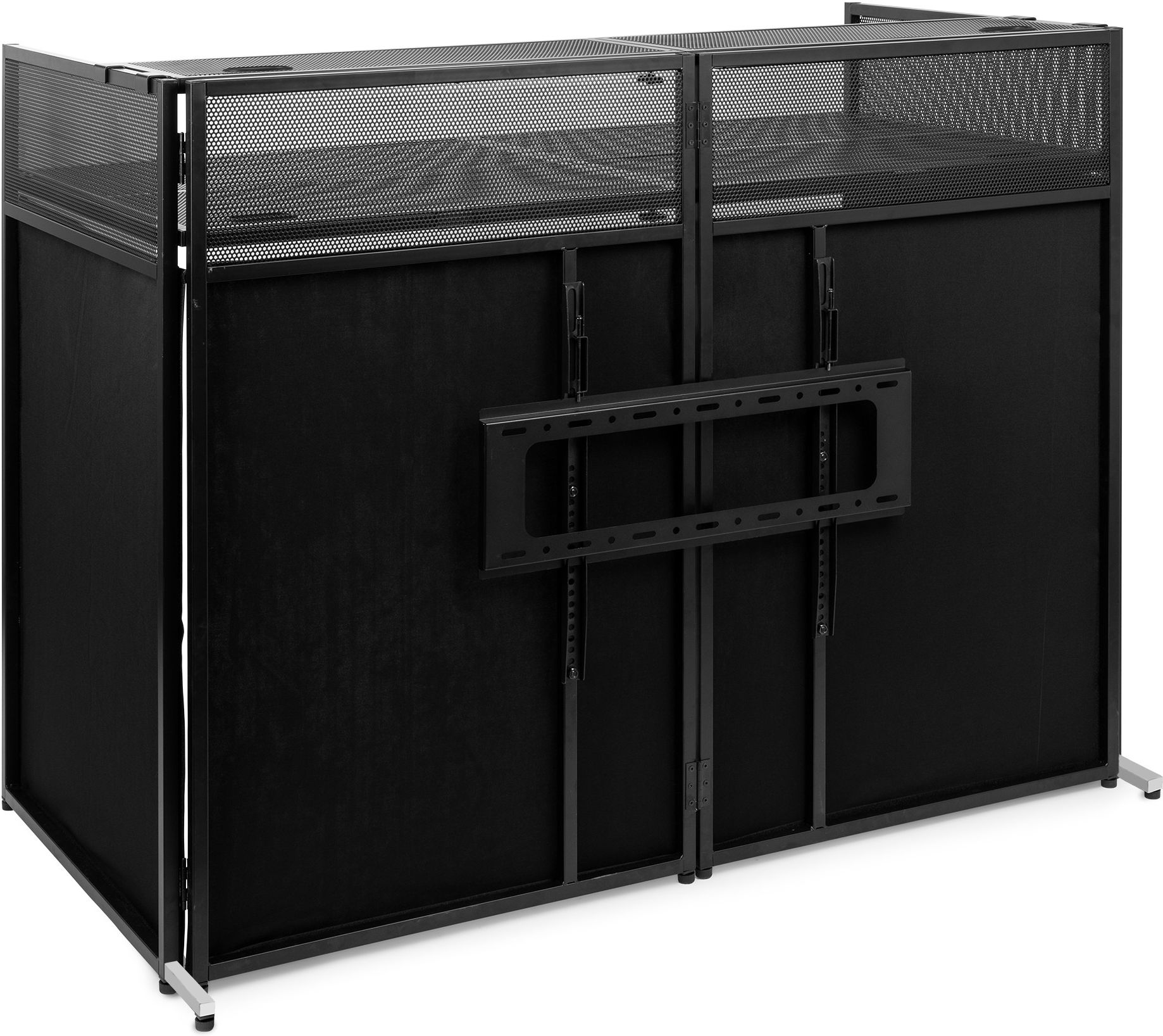 Vonyx DB6 Faltbarer DJ Tisch mit TV Halterung – Bild 3