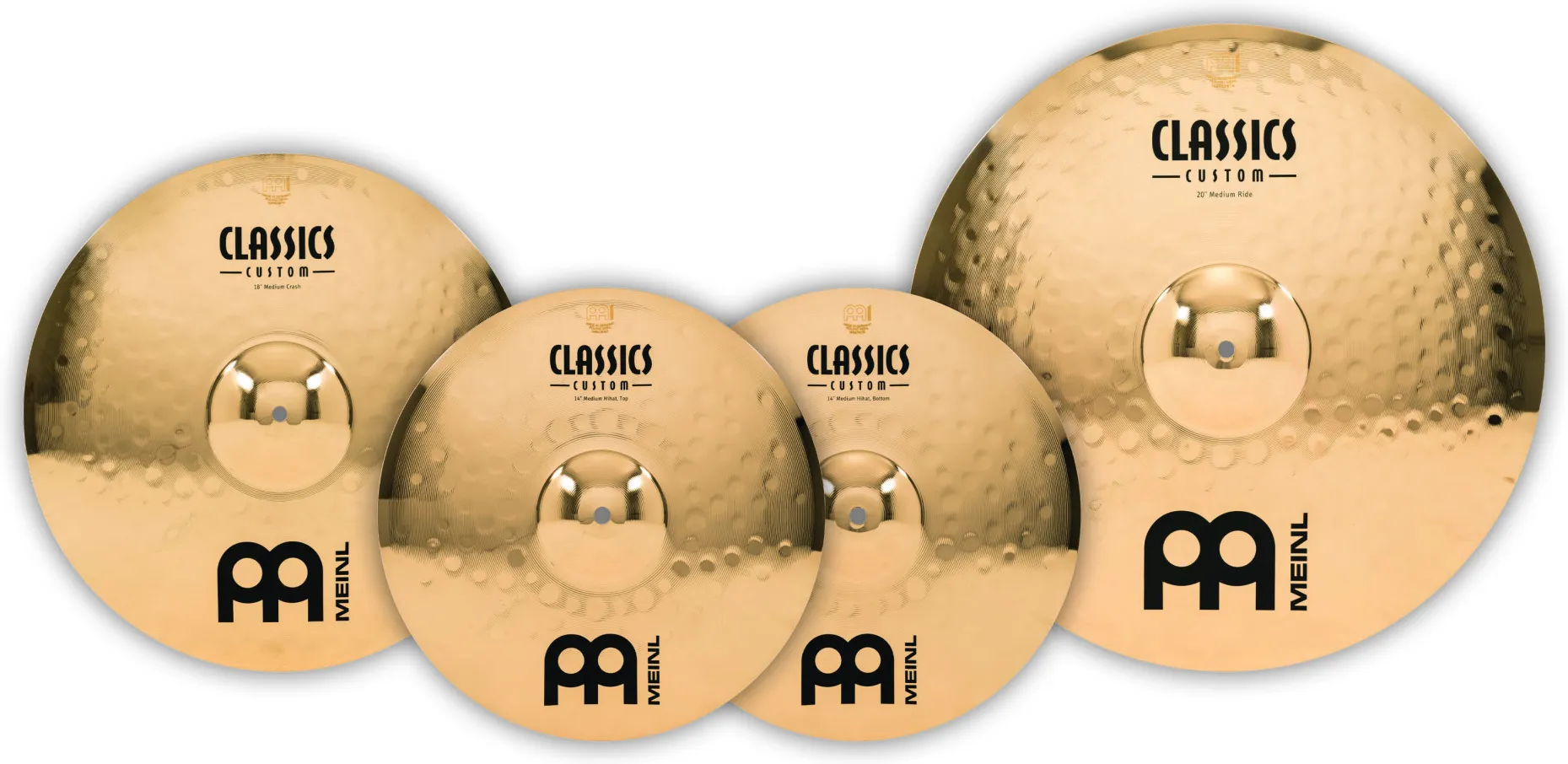 Meinl CC-CS1 Classics Custom Brilliant Cymbal Set – Bild 2