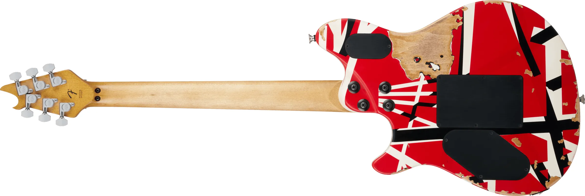 EVH Wolfgang Special Striped Series Red, Black, and White Aged Limited Edition – Bild 2