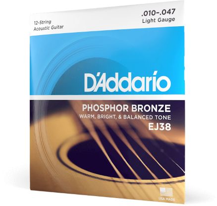 D'Addario EJ 38 010-047 Phosphor Bronze 12-String – Bild 2