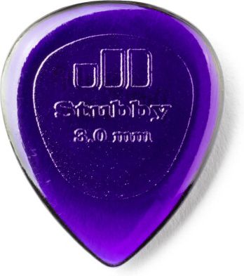 Dunlop Stubby Jazz Plektrum 3,00mm Dark Purple 474R3