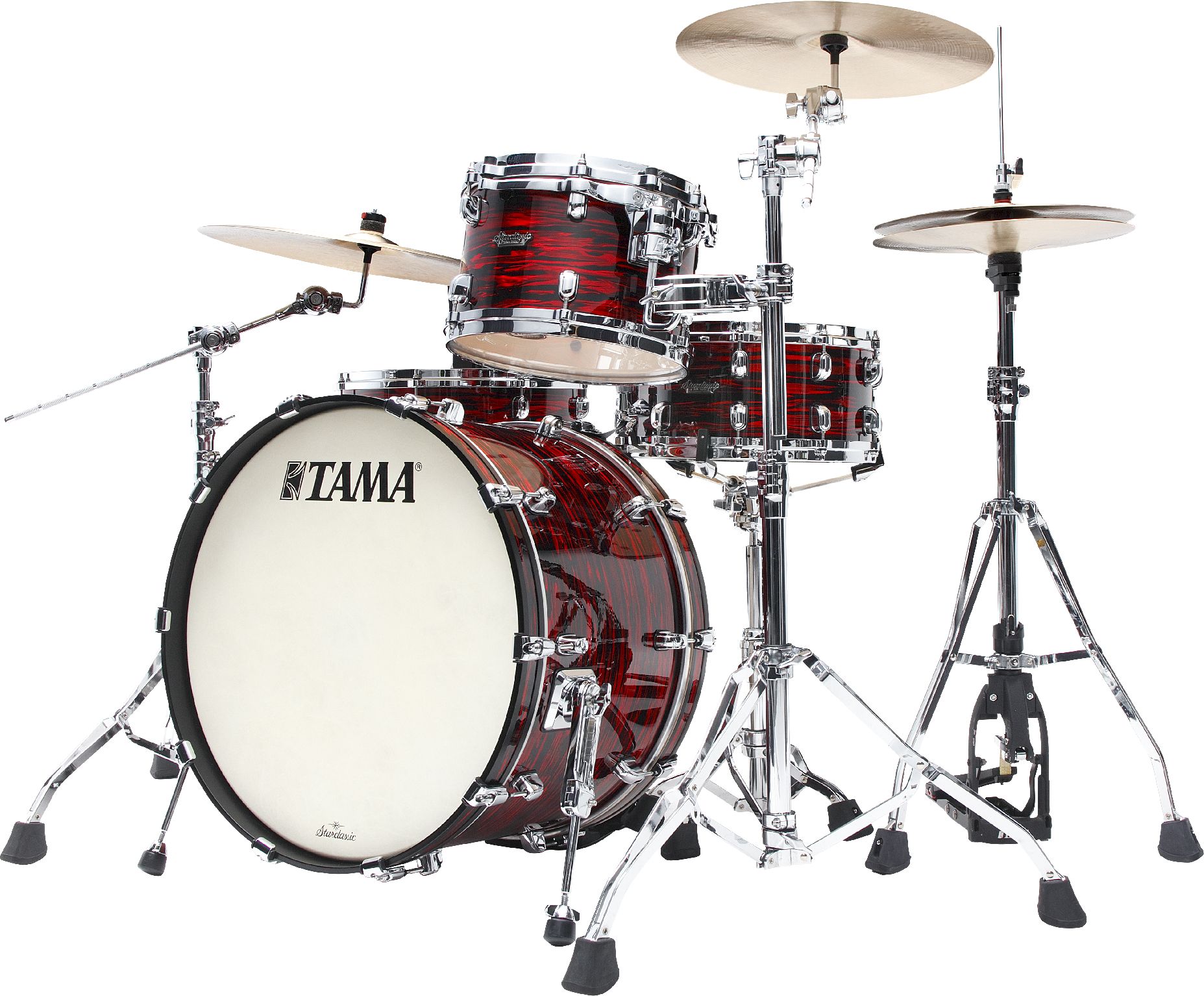 Tama MR32CZS-TQP Starclassic Maple Shell Set 3tlg. - Red Oyster/Chrome