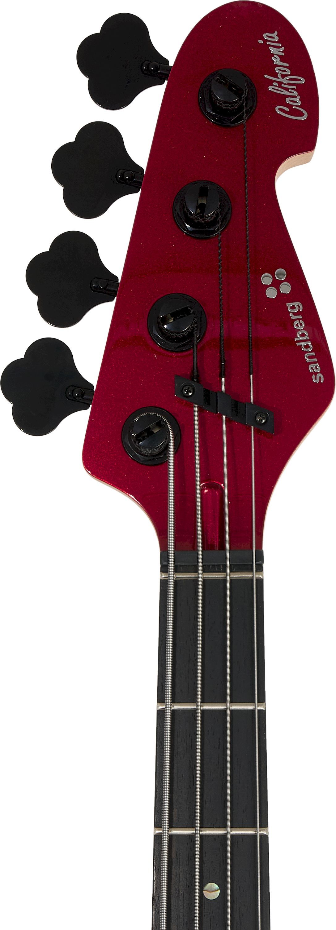 Sandberg California II Central 4 HG Metallic-Red EB Ab.Dots Tort.PG Bl.HW Matched Head – Bild 5