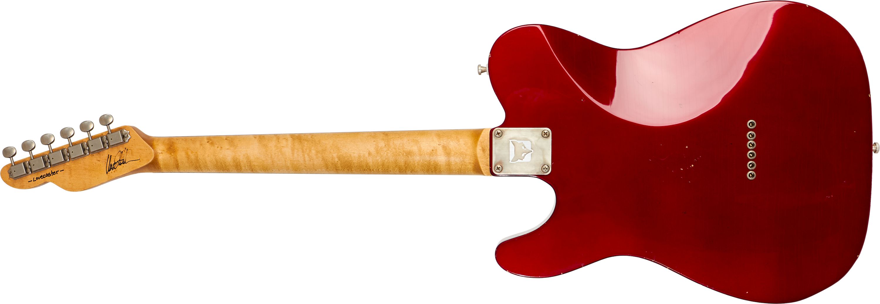 Tonfuchs guitars Lovecaster Custom Candy Apple