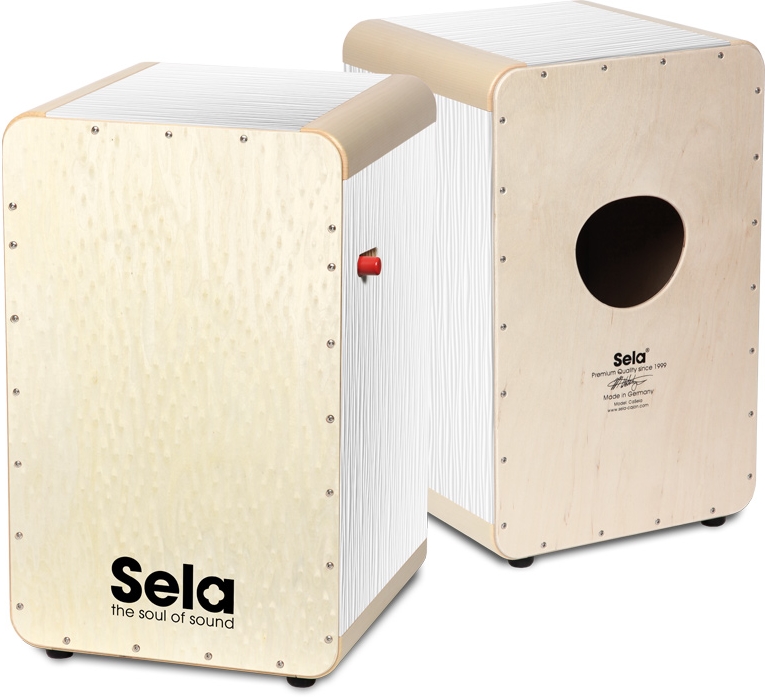 Sela SE 025 Wave Pro Cajon White Pearl – Bild 2