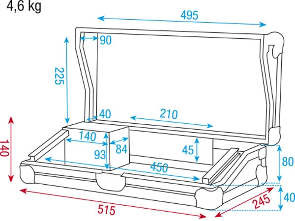 Showtec Case for Light Controller 3U – Bild 5