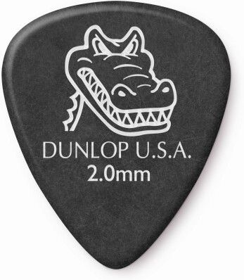 Dunlop Gator Grip Pektrum 2,00mm Black 417R200 Dunlop Gator Grip Pektrum 2,00mm Black 417R200