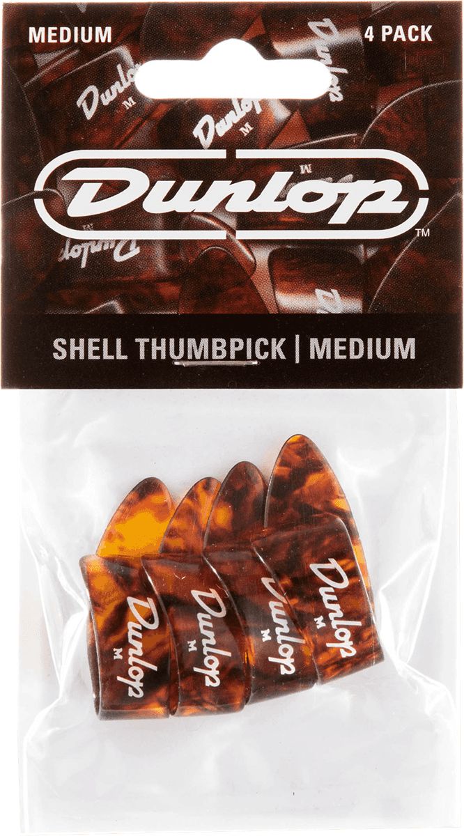 Dunlop Thumbpicks M shell 9022P 4er Pack