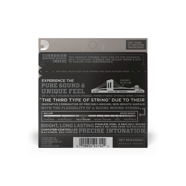 D Addario EHR 350 012-052 Half Wounds Jazz Light – Bild 2