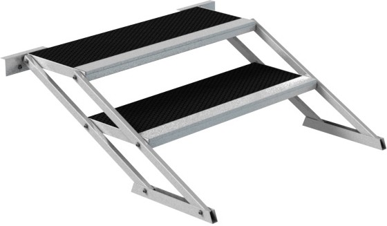 Global Truss Treppe variabel 40-60cm zwei Stufen für GT Stage Deck