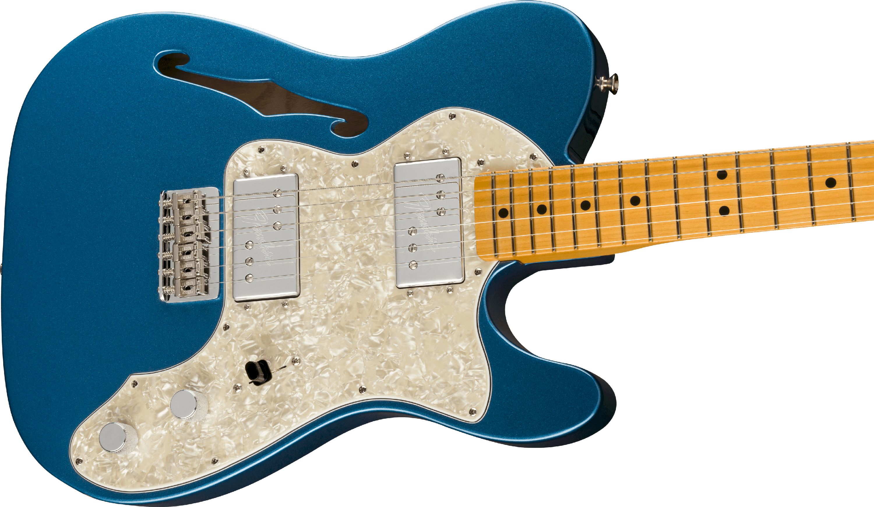 Fender American Vintage II 1972 Telecaster Thinline Lake Placid Blue (Retoure) – Bild 3