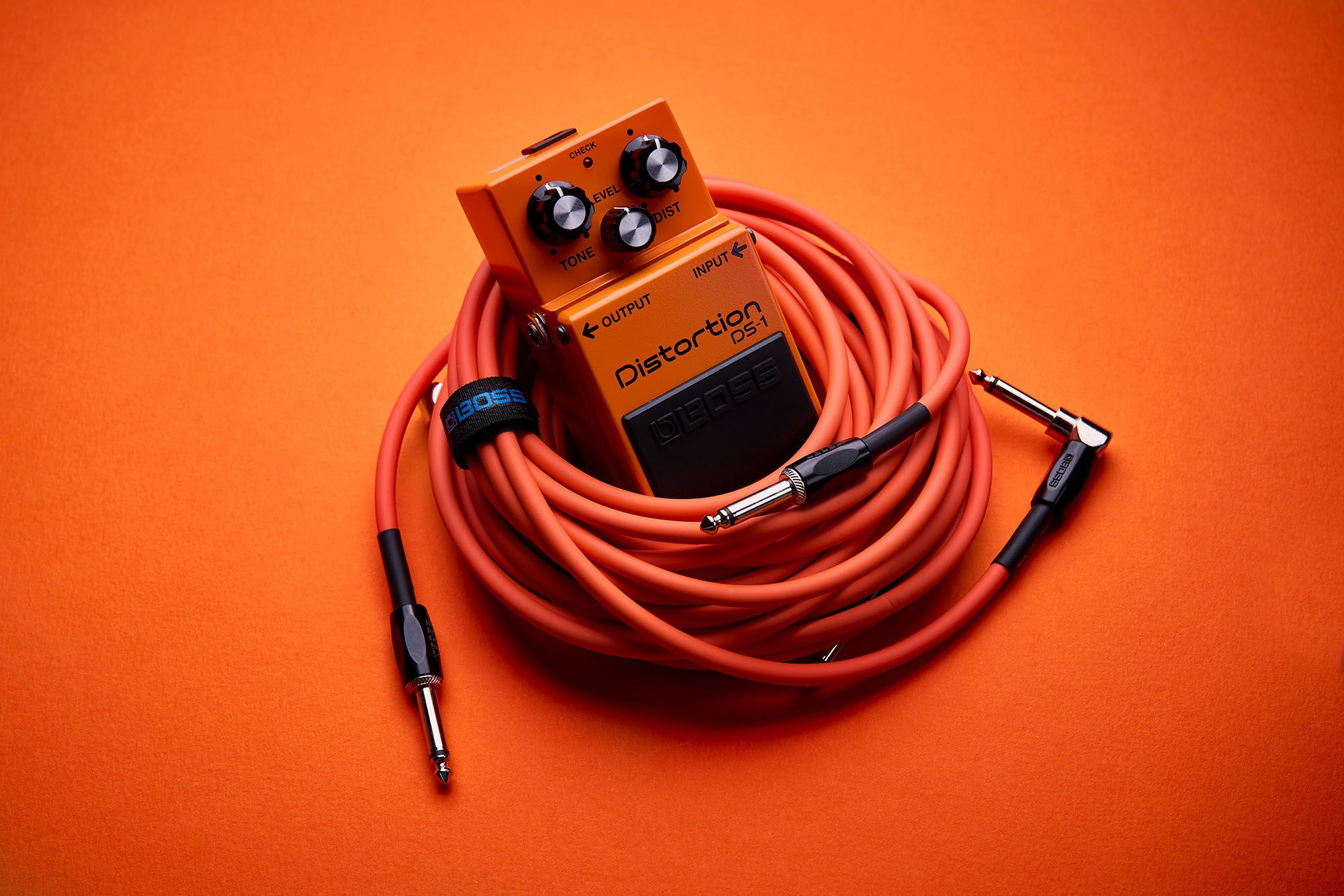 Boss Kabel BIC-10A-OR winkel/gerade Orange 3m