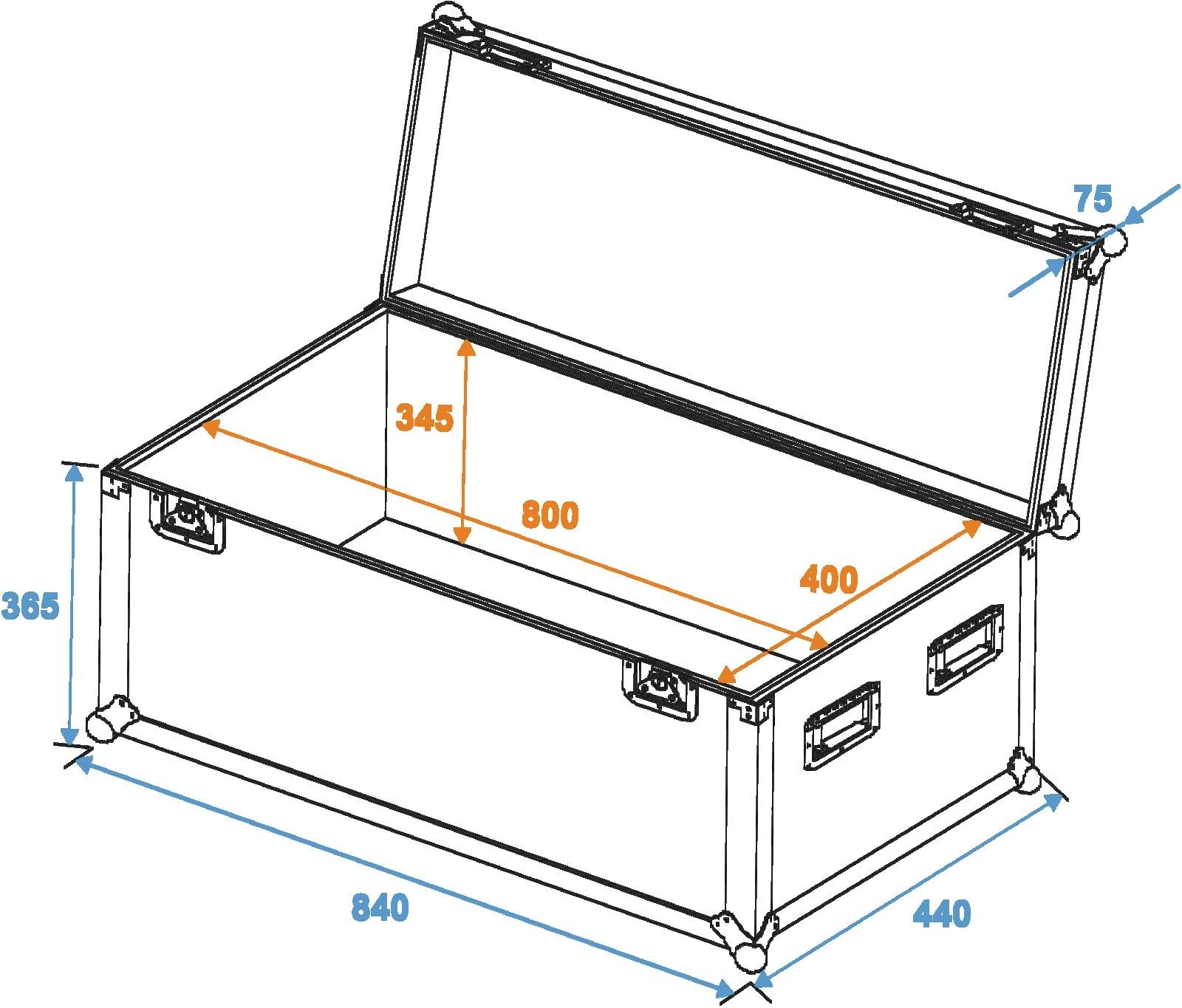ROADINGER Universal-Case Profi 80x40x40cm – Bild 2