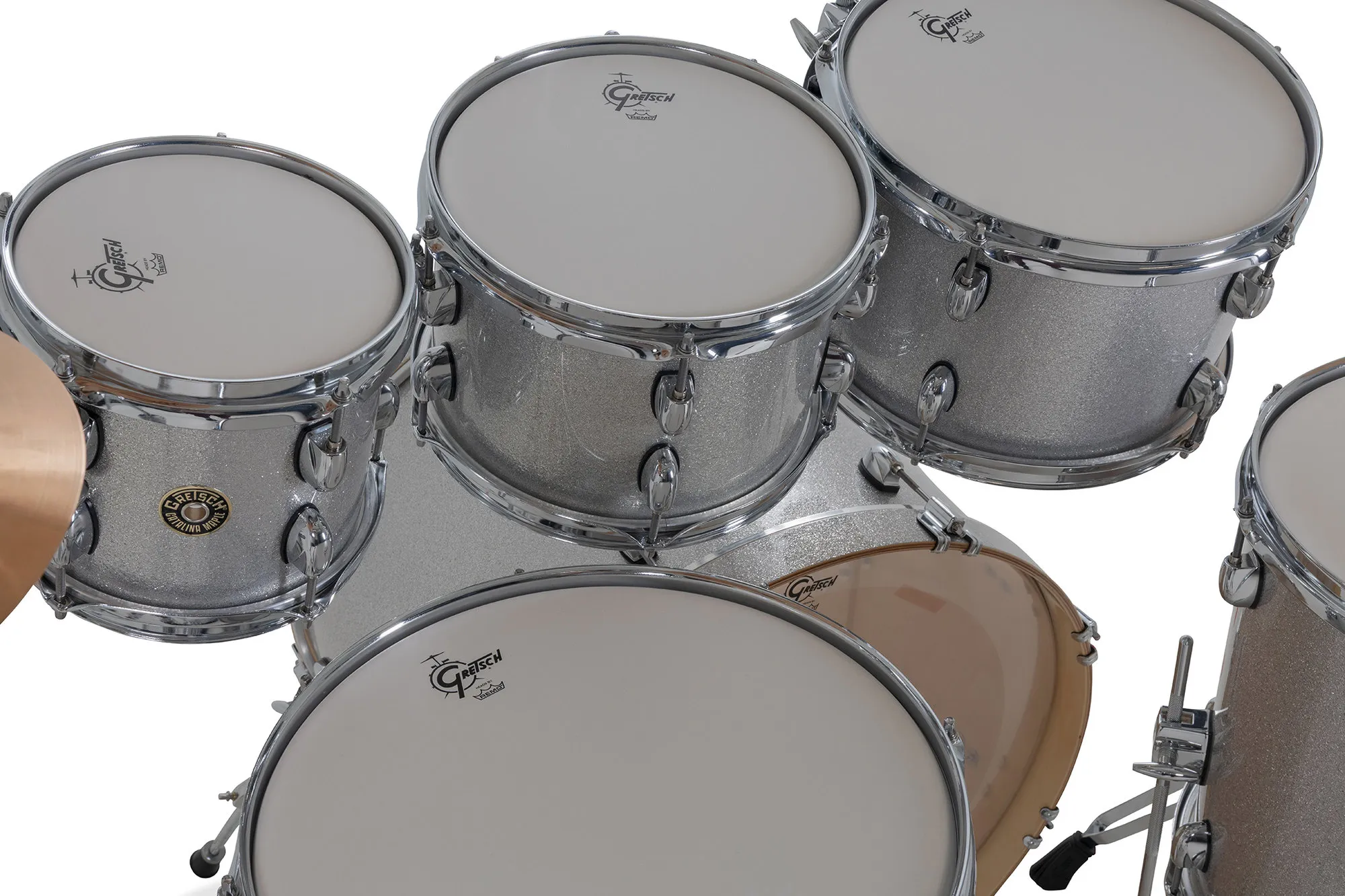 Gretsch GR815.048 Catalina Maple Shell Pack - Silver Sparkle (8"/10"/12"/14"/16"/22"/14"x6,5") – Bild 10