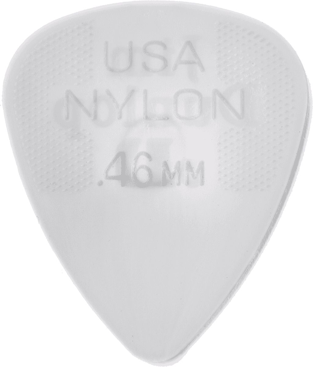 Dunlop Nylon Picks 0.46 mm White 44P46 Pack of 12 – Bild 3