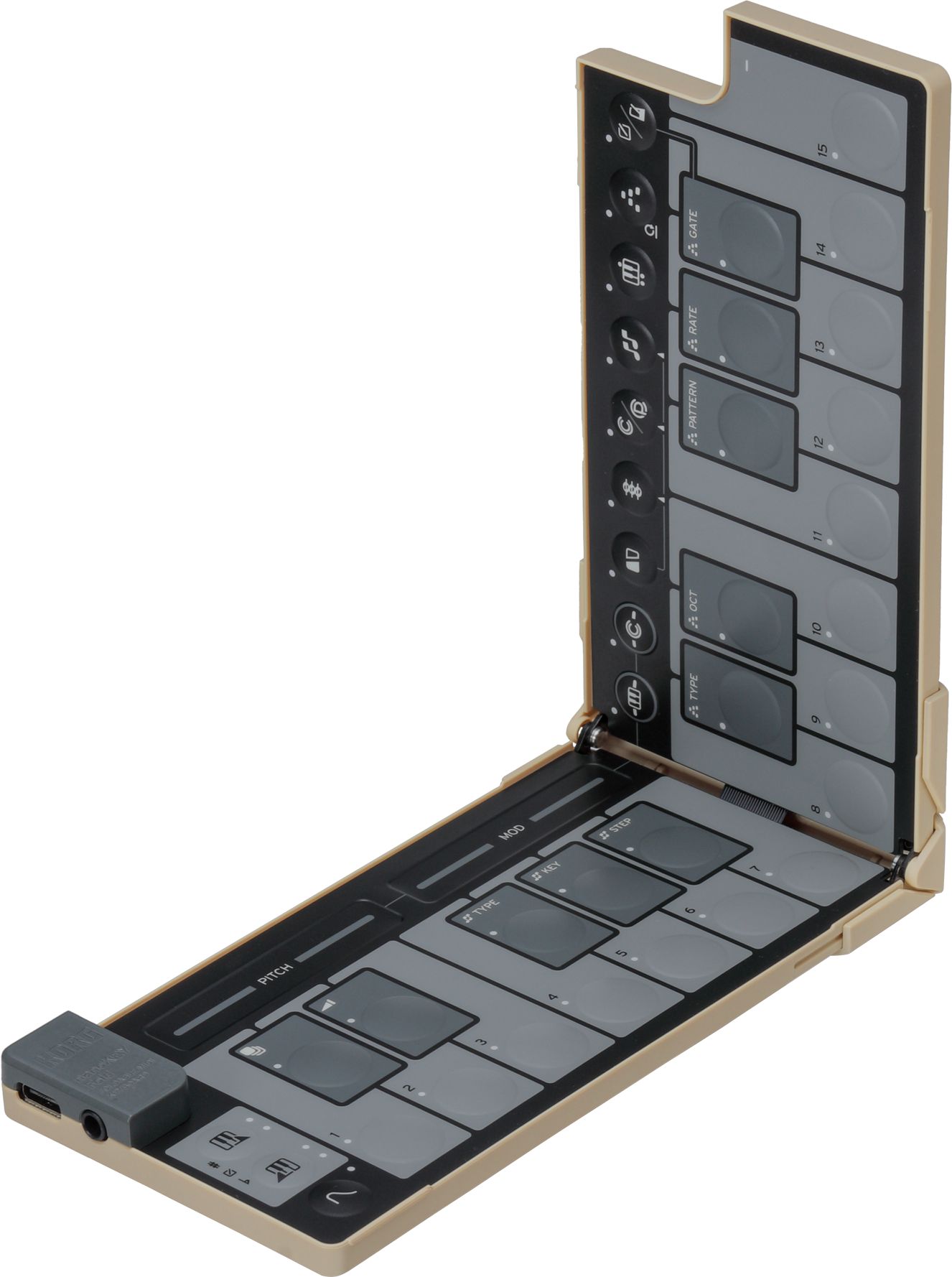 Korg nanoKEY Fold Sand Beige