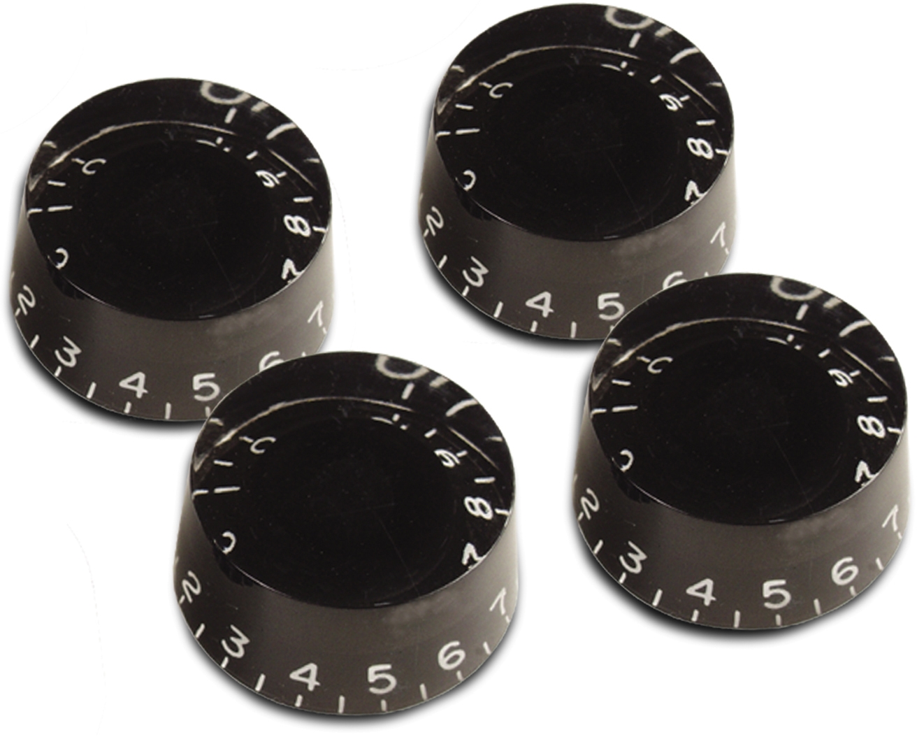 Gibson Potiknopf Speed Knob black 4er Set PRSK-010 Gibson Potiknopf Speed Knob black 4er Set PRSK-010