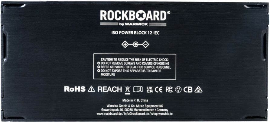 RockBoard ISO Power Block V12 IEC RockBoard ISO Power Block V12 IEC