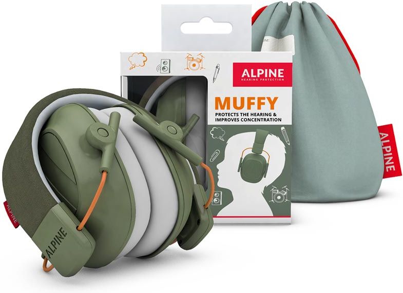 Alpine Muffy Kids Kapselgehörschutz Green – Bild 2