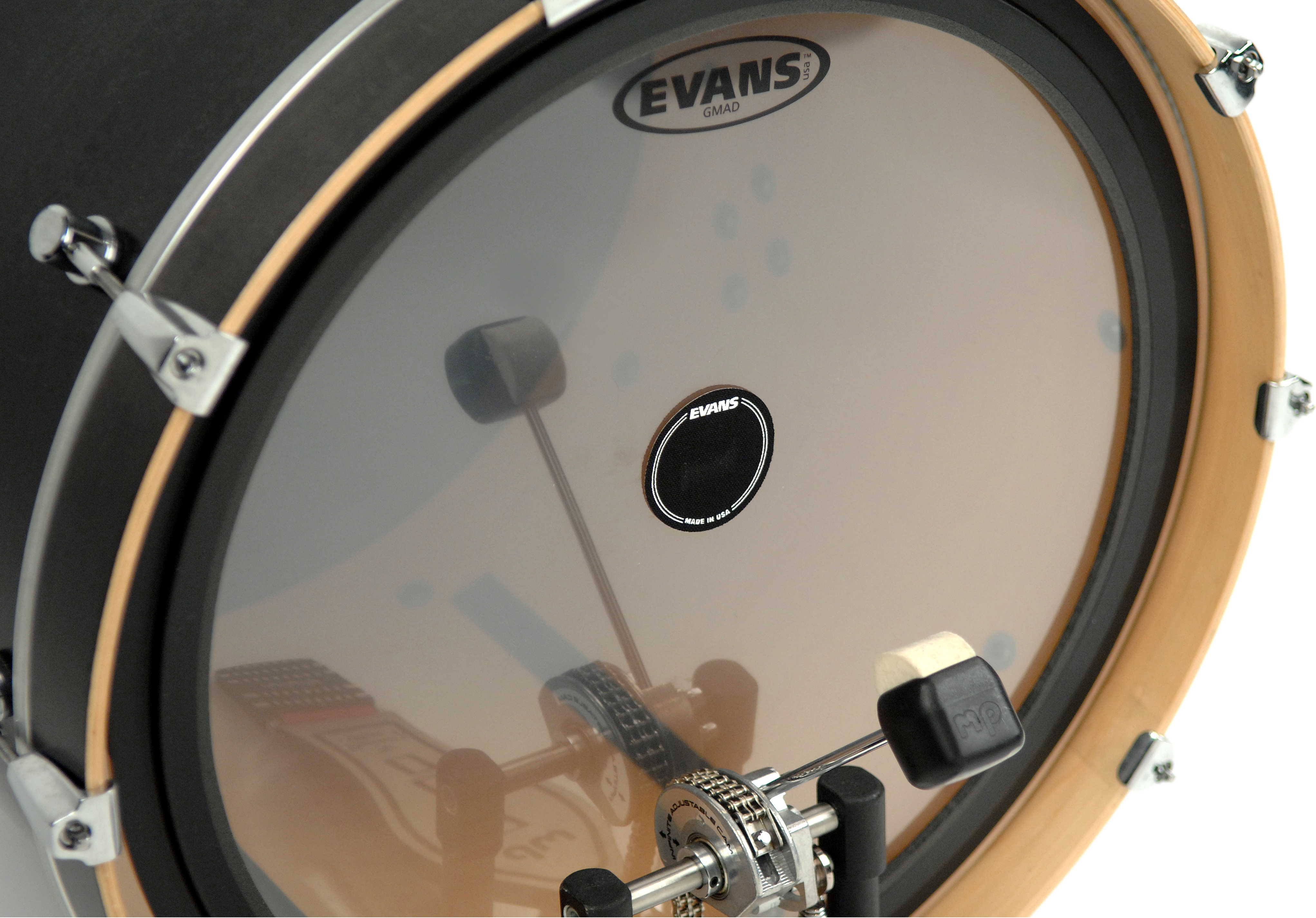 Evans EQPB1 EQ Black Nylon Single Patch