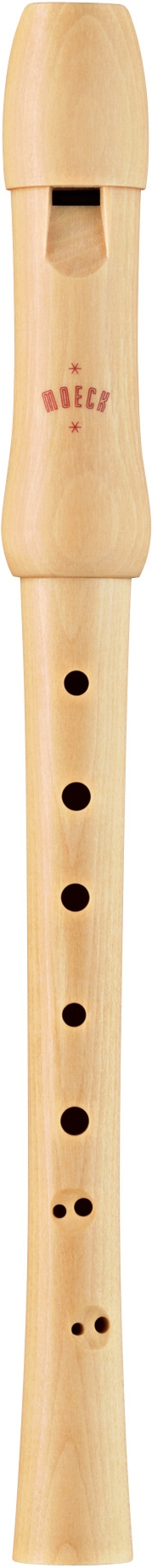 Moeck Sopran 1219 Schul-Sopranblockflöte barock Ahorn Doppelloch LH.