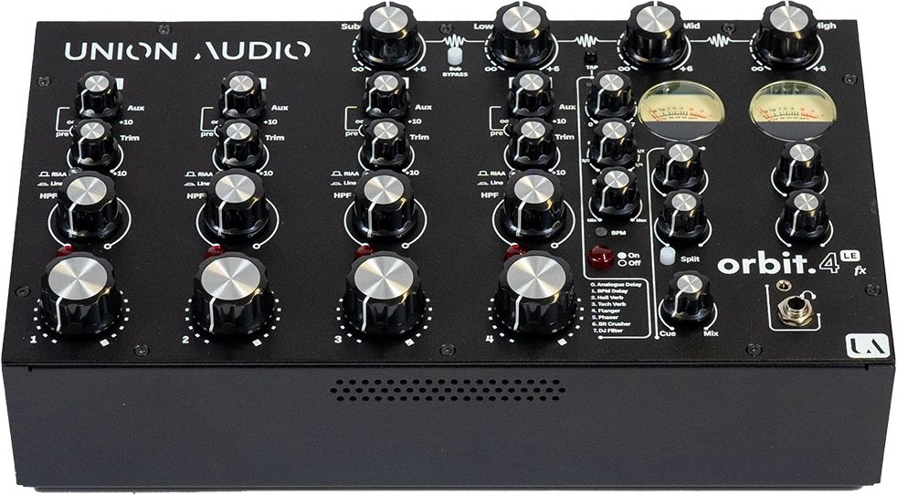 Union Audio ORBIT.4 LE FX 4-Kanal Rotary Desktop Mixer – Bild 2