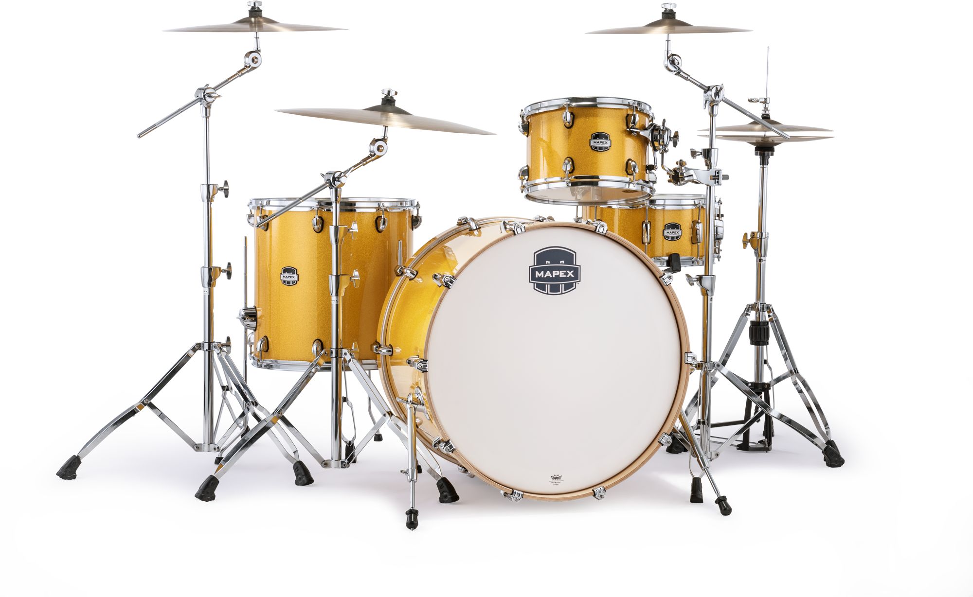 Mapex MXMA446SYD Mars Birch Shellset - Sunflower Sparkle Mapex MXMA446SYD Mars Birch Shellset - Sunflower Sparkle