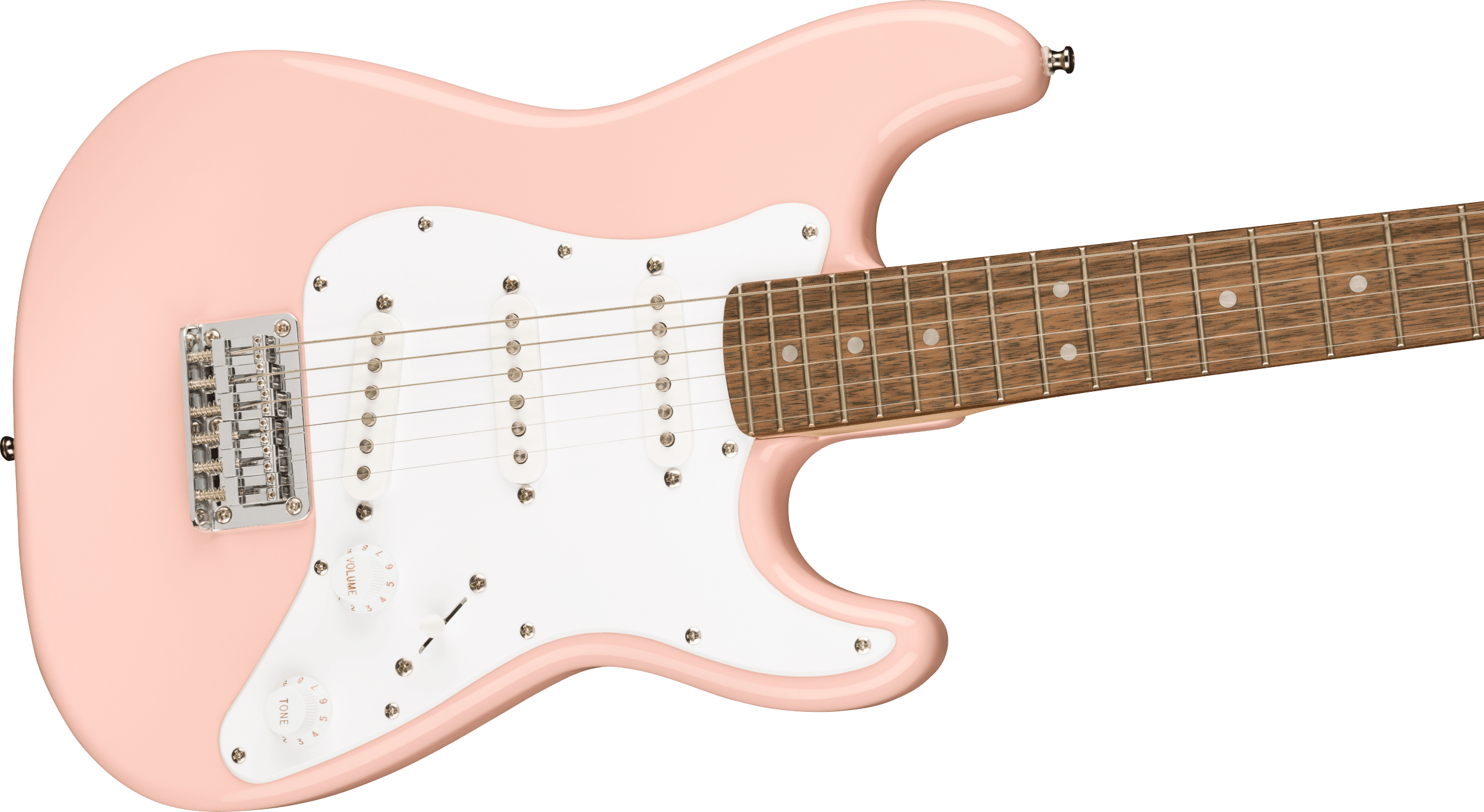 Fender Squier MINI Stratocaster Shell Pink – Bild 3