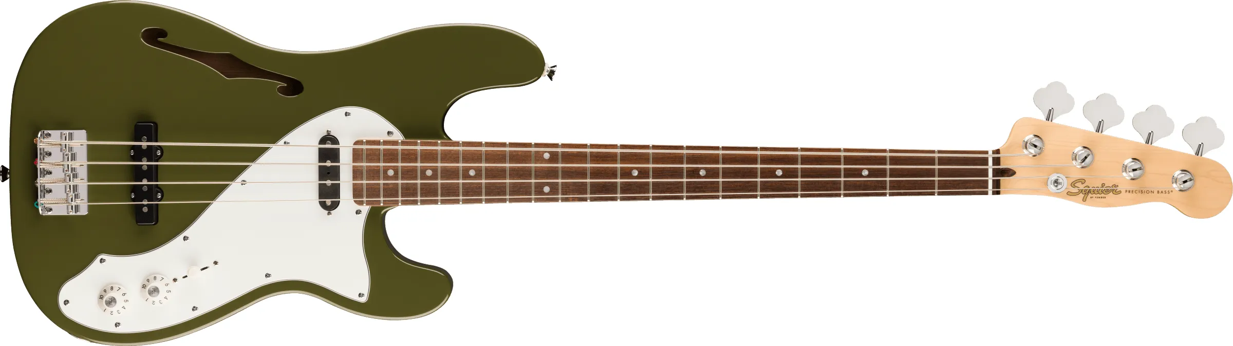 Fender Squier Paranormal Precision Bass Thinline SJ Olive