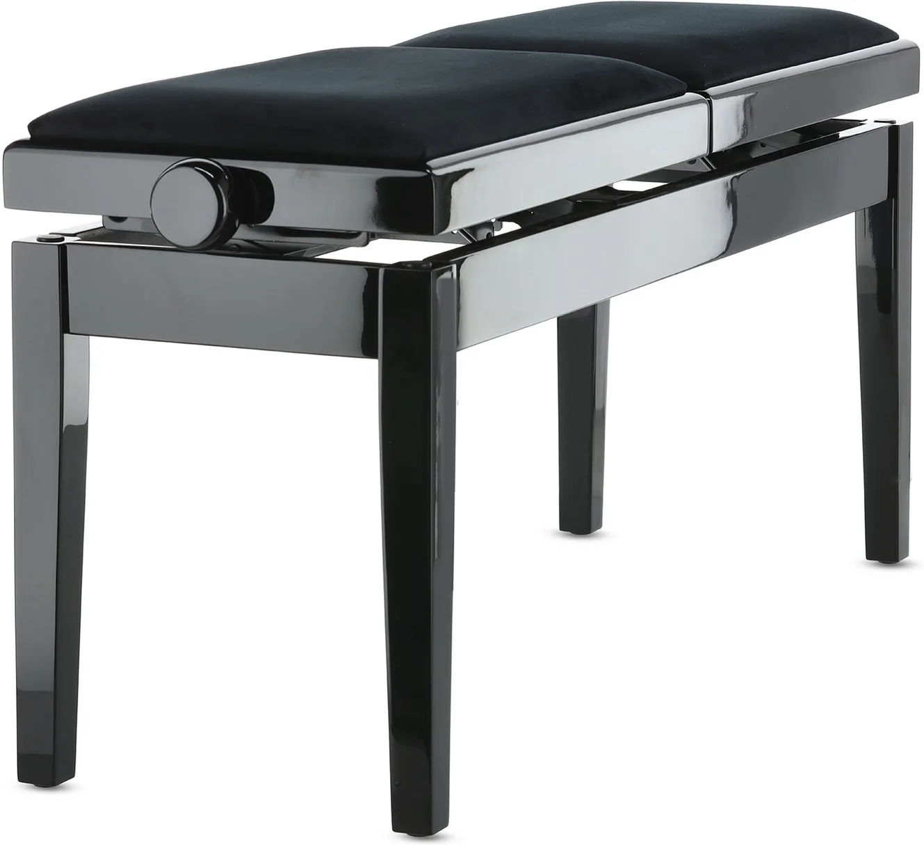 GEWA Pianobank Deluxe Double Schwarz Hochglanz – Bild 2