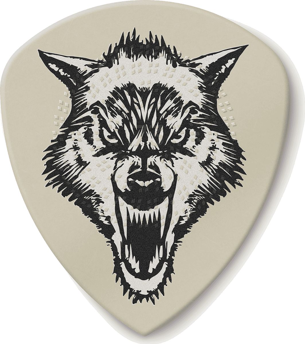Dunlop Hetfield White Fang Picks 0.73 mm PH122P073 Pack of 6 – Bild 2
