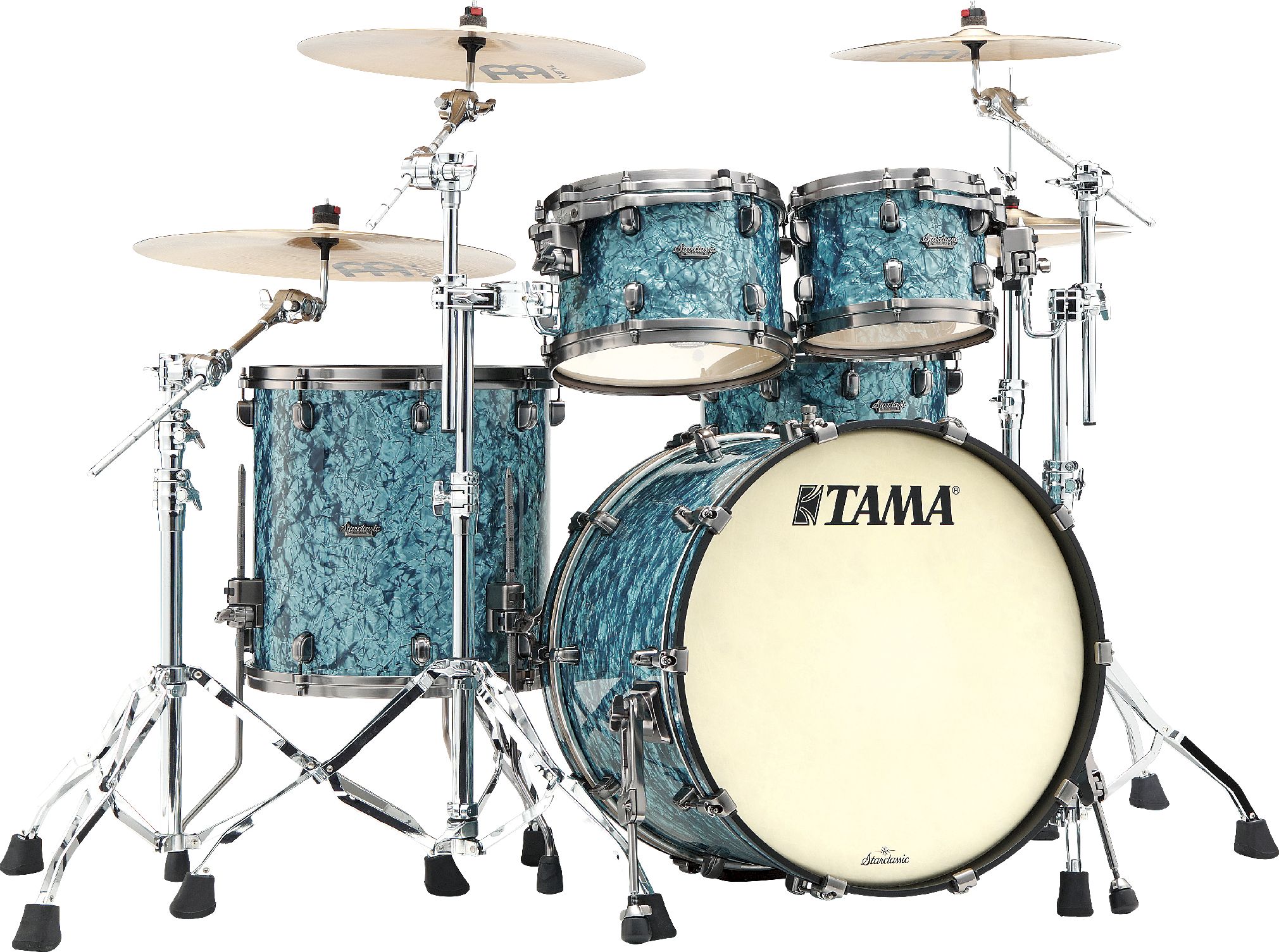 Tama MR42TZUS-TQP Starclassic Maple Shell Set 4tlg. - Turquoise Pearl/Smoked Black Nickel – Bild 3
