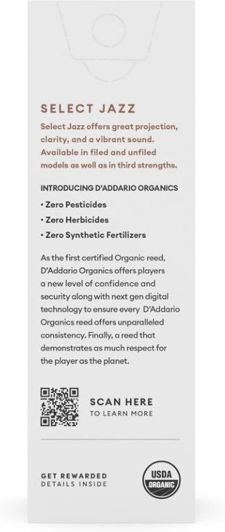 DAddario Woodwinds Organic Sel. Jazz Unfiled BAR 2S – Bild 3