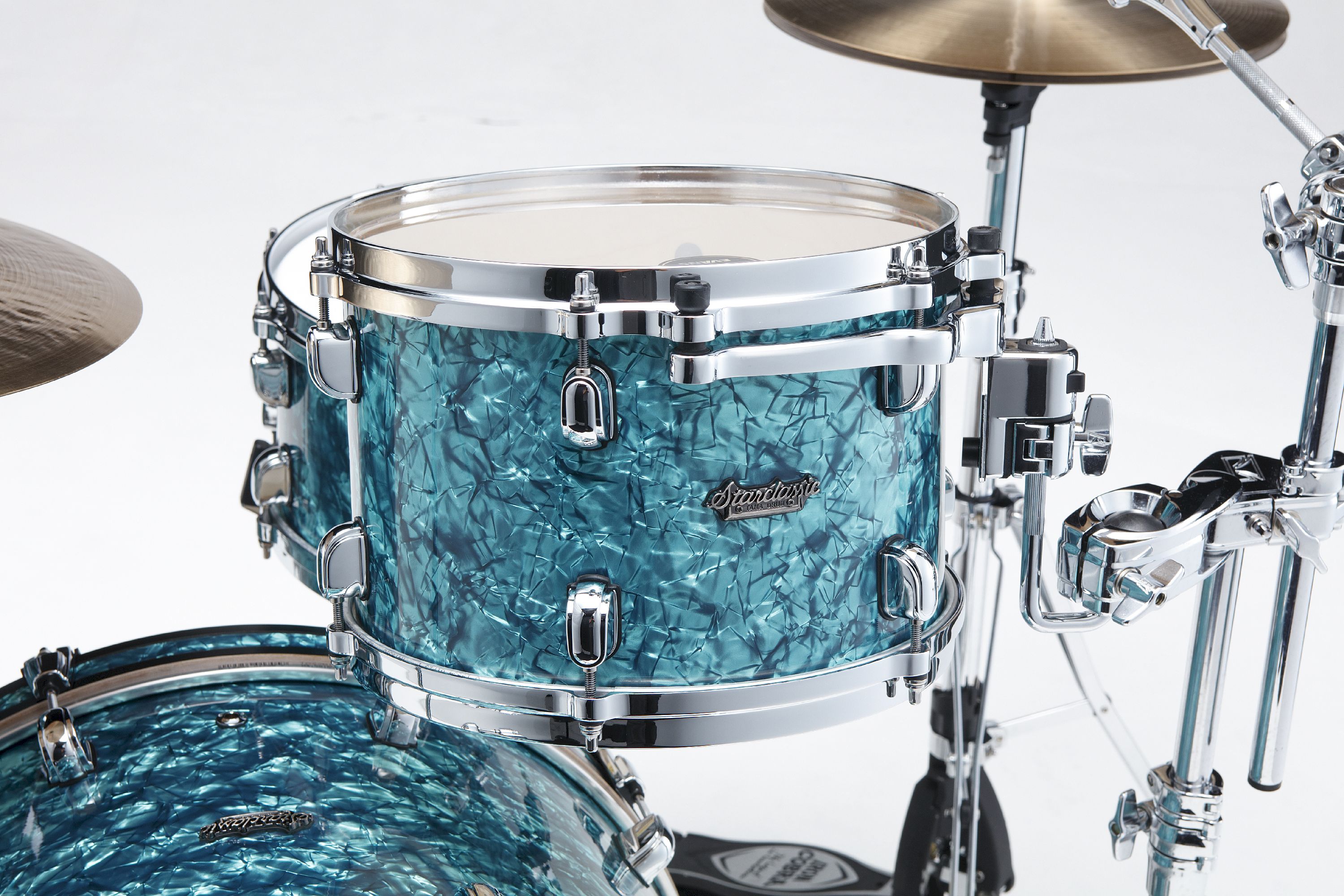 Tama MR32CZS-TQP Starclassic Maple Shell Set 3tlg. - Turquoise Pearl/Chrome – Bild 3