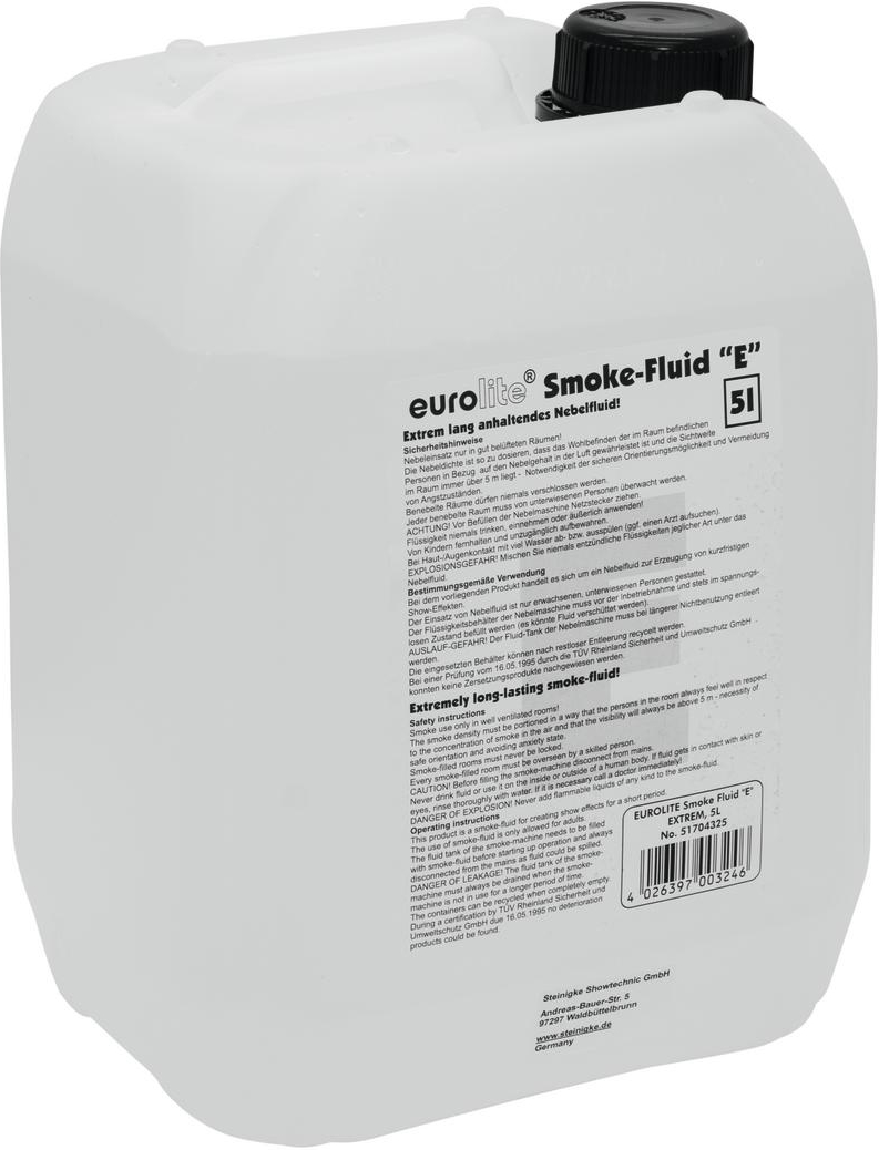 Eurolite Smoke Fluid E Extreme 5L Eurolite Smoke Fluid E Extreme 5L